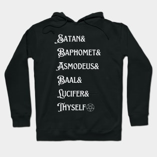 Hail List Satan Hoodie